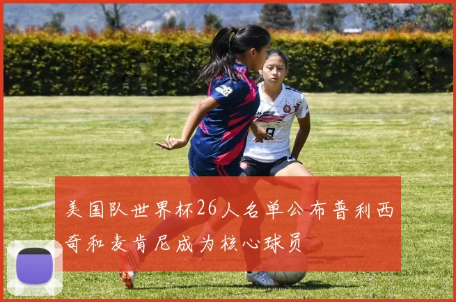 美国队世界杯26人名单公布普利西奇和麦肯尼成为核心球员